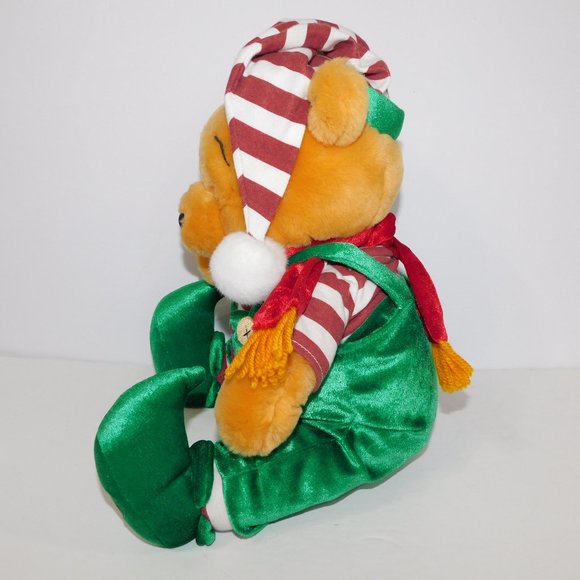 Disney Winnie the Pooh as Elf 13" Christmas Plush Stuffed Toy Holidays - Picture 4 of 6